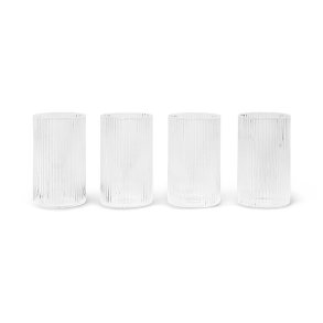 Ferm Living Ripple Verrines - Klar - 4 stk.