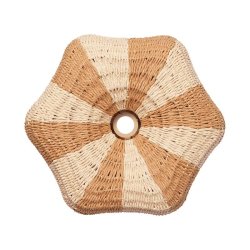 Ferm Living Rivan Lampesk�rm Papir Natural/Off-white