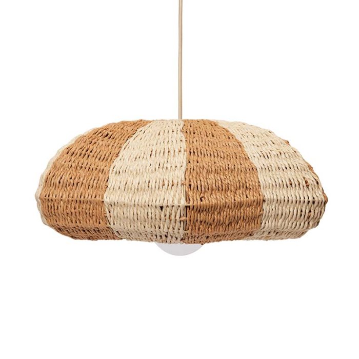 Ferm Living Rivan Lampesk�rm Papir Natural/Off-white