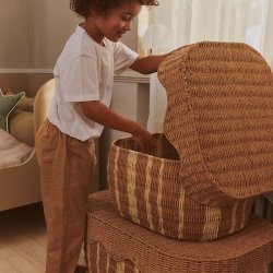 Ferm Living Rivan Opbevaringskurve 2 stk. Natural/Off-white