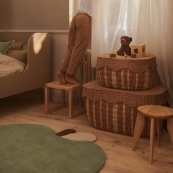 Ferm Living Rivan Opbevaringskurve 2 stk. Natural/Off-white