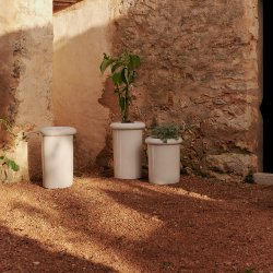 Ferm Living Rollo Potte H46 cm Hvid