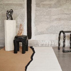 Ferm Living Root Stool Skammel Black Stained