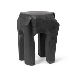 Ferm Living Root Stool Skammel Black Stained