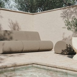 Ferm Living Rouli Center Module Pure Boucl� Sand