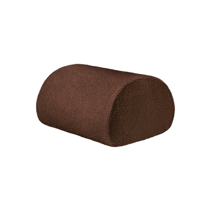 Ferm Living Rouli Puf Pure Boucl� Chestnut Brown