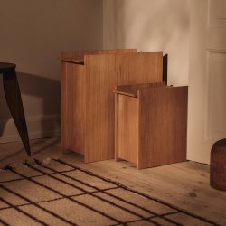 Ferm Living Sama Wooden Bin 35 Affaldsspand 6,6L Eg