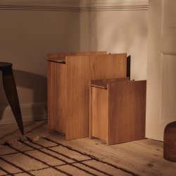 Ferm Living Sama Wooden Bin 50 Affaldsspand 19L Eg
