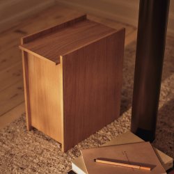 Ferm Living Sama Wooden Bin 50 Affaldsspand 19L Eg