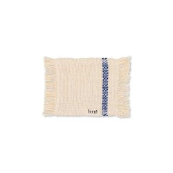 Ferm Living Savor Coasters - Off-white/Bl - 4 stk.