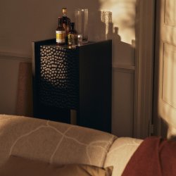 Ferm Living Scarni Pedestal Cabinet M�rkbejdset Ask