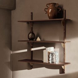 Ferm Living Sector Hylde - Triple/Bred - Rget Eg/Messing