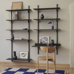 Ferm Living Sector Hylde - Triple/Bred - Sort Ask/Sort Messing