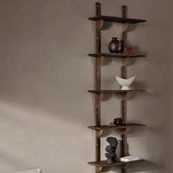 Ferm Living Sector Hylde - Triple/Smal - Rget Eg/Messing