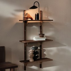 Ferm Living Sector Hylde - Triple/Smal - Rget Eg/Messing