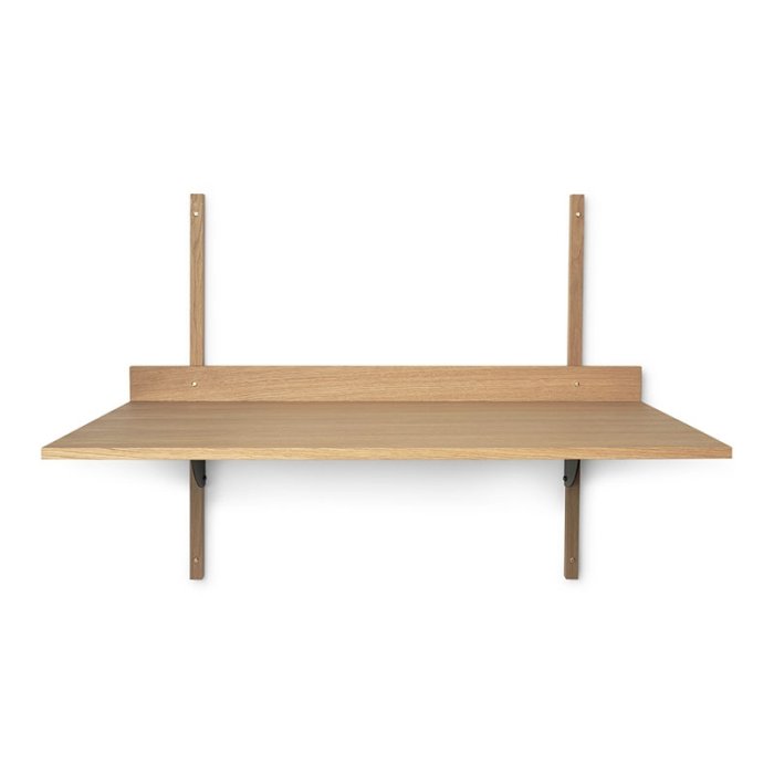 Ferm Living Sector Skrivebordshylde - Eg/Sort Messing