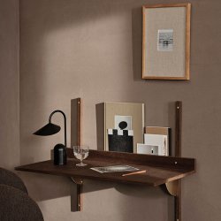 Ferm Living Sector Skrivebordshylde - Rget Eg/Messing