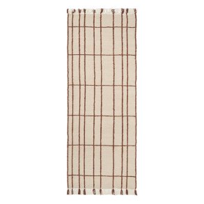 Ferm Living Sen L�ber 80x200 cm Parchment/Chestnut