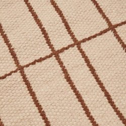 Ferm Living Sen T�ppe 170x240 cm Parchment/Chestnut