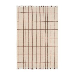 Ferm Living Sen T�ppe 170x240 cm Parchment/Chestnut