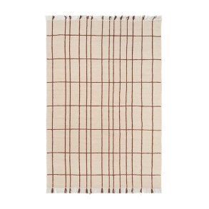 Ferm Living Sen T�ppe 170x240 cm Parchment/Chestnut