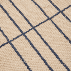 Ferm Living Sen T�ppe 170x240 cm Parchment/Indigo