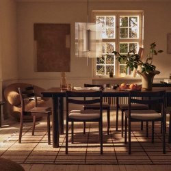 Ferm Living Sen T�ppe 200x300 cm Parchment/Chestnut