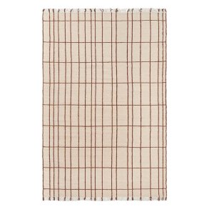 Ferm Living Sen T�ppe 200x300 cm Parchment/Chestnut