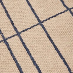 Ferm Living Sen T�ppe 200x300 cm Parchment/Indigo