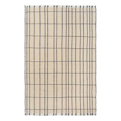 Ferm Living Sen T�ppe 200x300 cm Parchment/Indigo