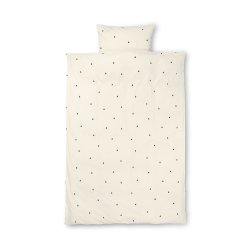 Ferm Living Pear Sengetj - Off-White/Cinnamon - 140x200 cm