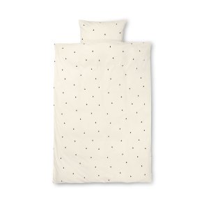 Ferm Living Pear Sengetj - Off-White/Cinnamon - 140x200 cm