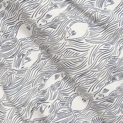 Ferm Living Kids Stream Sengetj - Off-White - Baby