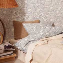 Ferm Living Kids Stream Sengetj - Off-White - Junior