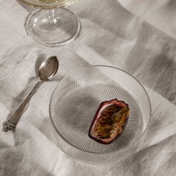 Ferm Living Ripple Serveringsskle - Klar - 4 stk.