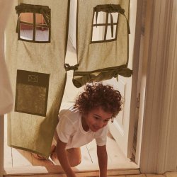 Ferm Living Settle Door Curtain D�rgardin Elm Green