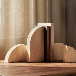 Ferm Living Shape Skulpturst - Pale Yellow