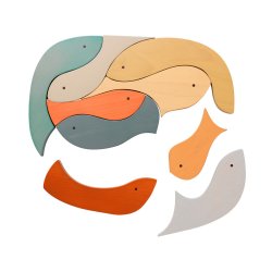 Ferm Living Shoal Puzzle Puslespil Multi