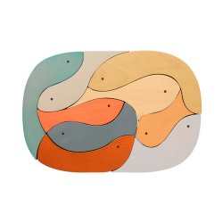 Ferm Living Shoal Puzzle Puslespil Multi