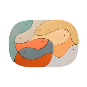Ferm Living Shoal Puzzle Puslespil Multi