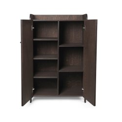 Ferm Living Sill Cupboard - Lav - Mrkbejdset Eg