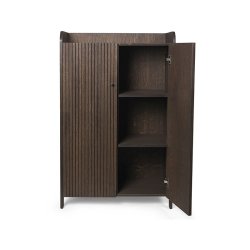 Ferm Living Sill Cupboard - Lav - Mrkbejdset Eg