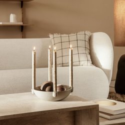 Ferm Living Bowl Lysestage - Large - Keramik 