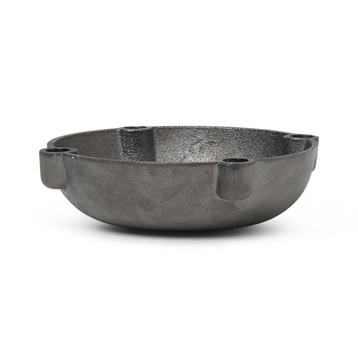 Ferm Living Bowl Lysestage - Small - Sort Messing 