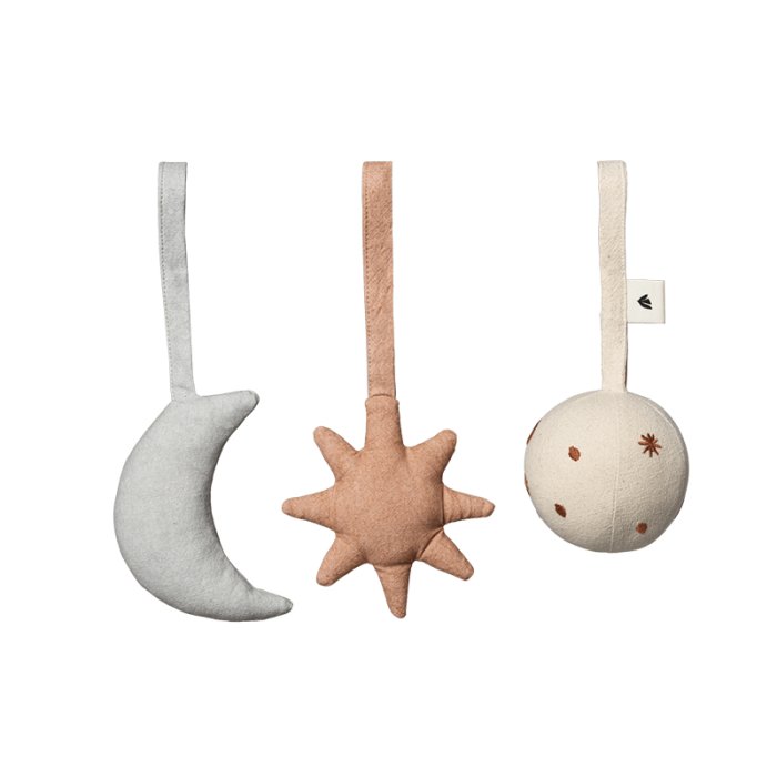 Ferm Living Skye Babyleget�j 3 stk. Rose