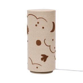 Ferm Living Skye Bordlampe Natural/Bronze