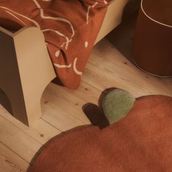 Ferm Living Skye T�ppe Sienna/Parchment