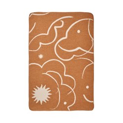 Ferm Living Skye T�ppe Sienna/Parchment