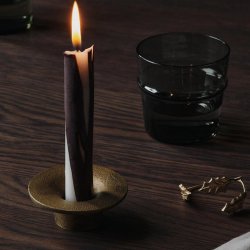 Ferm Living Soothe Lysestage Messing Finish