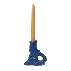 Ferm Living Dito Lysestage - Single - Bright Blue